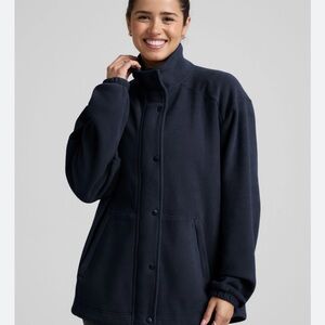 Beyond yoga explorer jacket in nocturnal navy